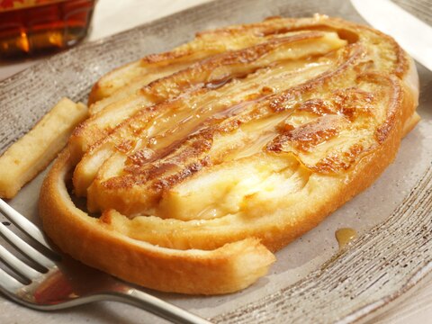 パンの耳でフレンチトースト 手が汚れにくい作り方